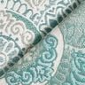 tessuto arredo Jacquard Eleganti piastrelle &ndash; petrolio chiaro/beige chiaro,  thumbnail number 4