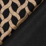 jersey di viscosa Motivo a cavi glitterati – nero/albicocca,  thumbnail number 4
