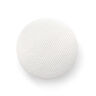 Bottone rivestito, Spigato in cotone – bianco lana,  thumbnail number 1