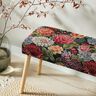 tessuto arredo gobelin Grandi fiori – nero/rosso,  thumbnail number 5