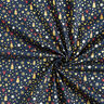 tessuto in cotone popeline Cuori e stelle – blu notte/oro,  thumbnail number 3