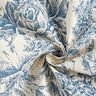 tessuto arredo tessuti canvas Toile de Jouy 280 cm – blu,  thumbnail number 3