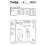 Pantalone con pince/ Pantaloni Marlene, Burda 6856,  thumbnail number 4