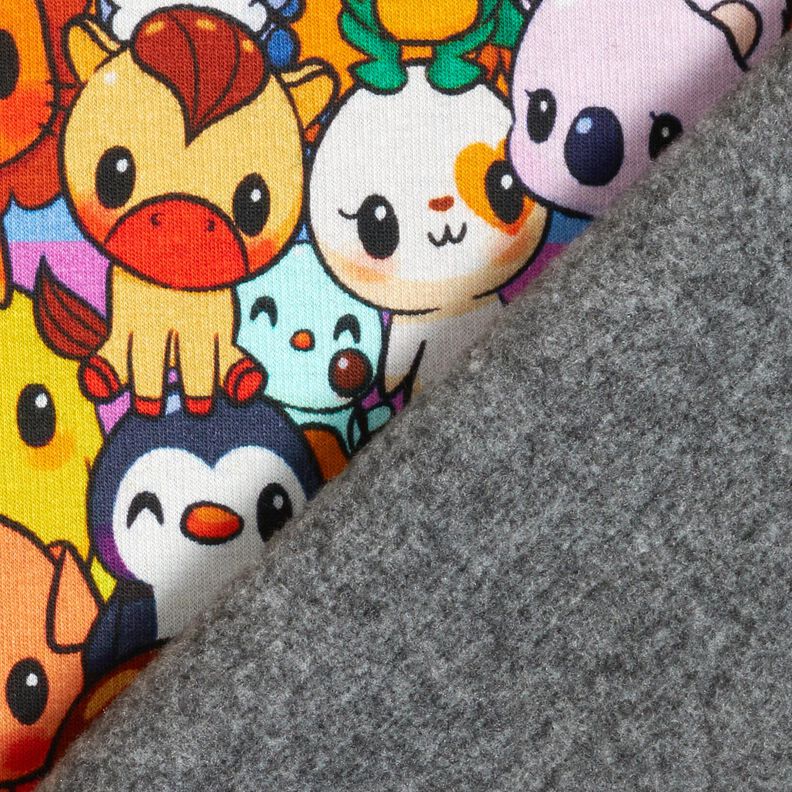 pile da montagna Simpatico serraglio di animali stampa digitale – giallo limone,  image number 4