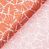 cotone rivestito Mini foglie astratte – arancione/bianco,  thumbnail number 5