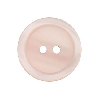 bottone in plastica 2 fori basic - rosa pallido, 