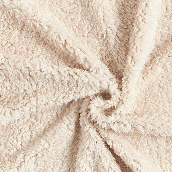 ecopelliccia tessuto teddy bear – beige chiaro,  image number 1