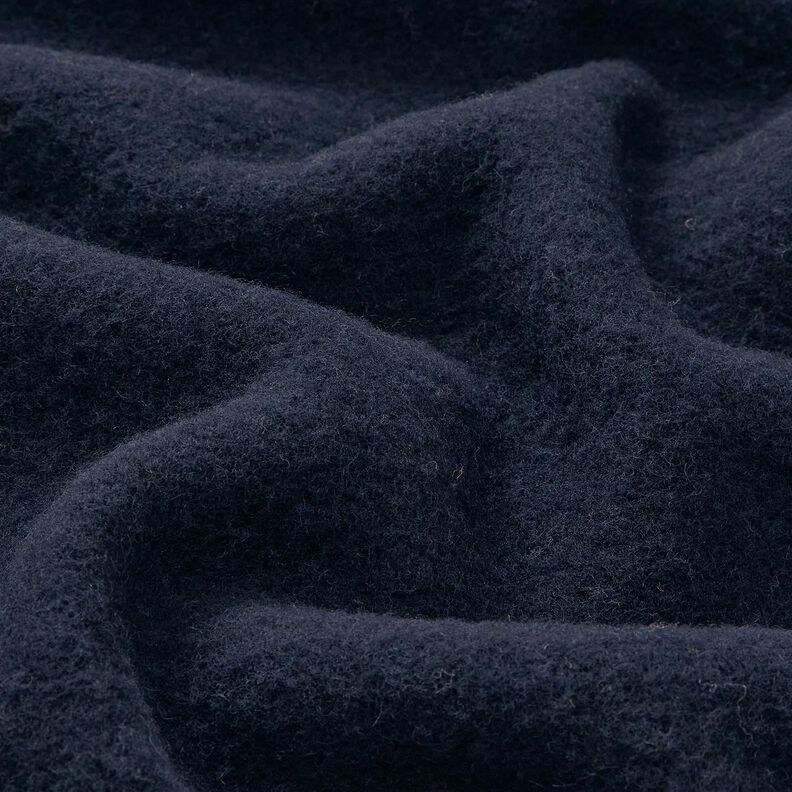 Vello in pura lana vergine tinta unita – nero-azzurro, image number 2