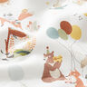 tessuto in cotone popeline Festa dell’alfabeto – bianco,  thumbnail number 2