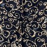 tessuto in cotone Cerchietti Batik – nero-azzurro/sabbia,  thumbnail number 3