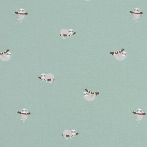 jersey di cotone bradipi – menta chiaro, 