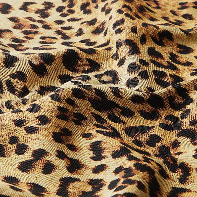 Gobelin jacquard leopardo – beige, image number 2