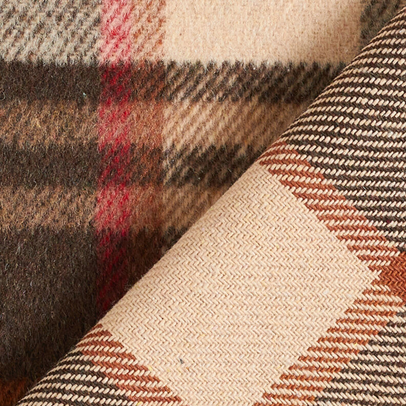 Cappotto in tessuto a quadri colorati – anacardo/marrone nerastro, image number 4