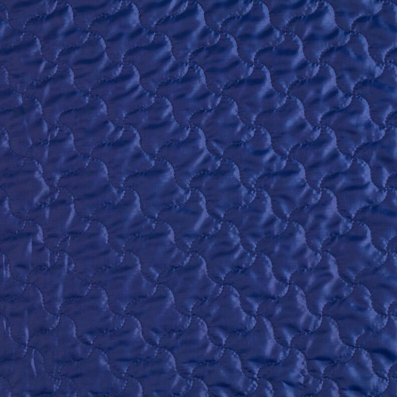 Tessuto trapuntato a rombi astratti – blu marino,  image number 1
