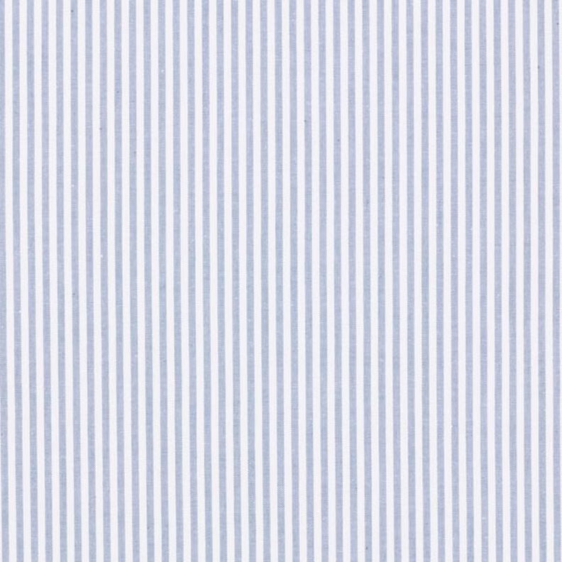 popeline di cotone righe, tinto in filo – colore blu jeans/bianco,  image number 1