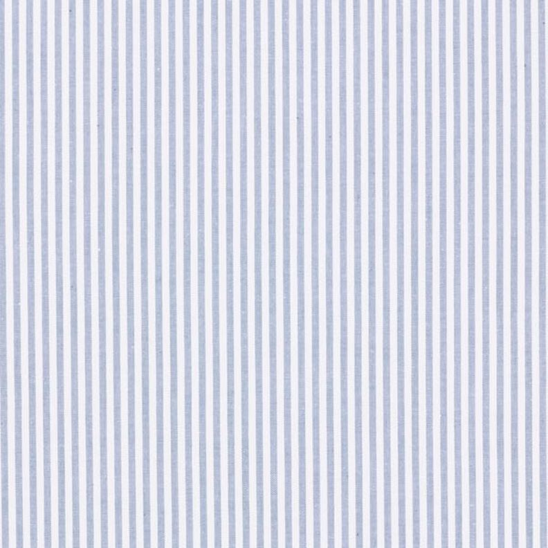 popeline di cotone righe, tinto in filo – colore blu jeans/bianco,  image number 1