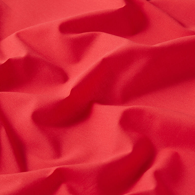 batista di cotone tinta unita – rosso,  image number 2