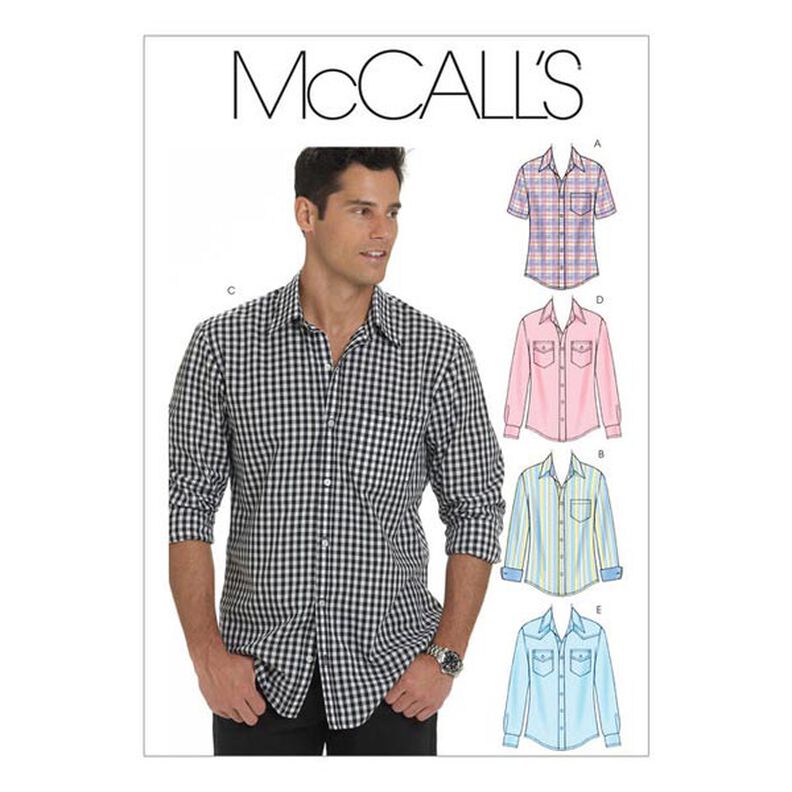 camicia da uomo, McCalls 6044 | 34 - 44 | 46 - 56,  image number 1