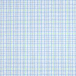 seersucker Misto cotone Controllo – azzurro/verde neon, 