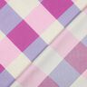 Satin di cotone Large Gingham | Nerida Hansen – violetto pastello/bianco lana,  thumbnail number 4