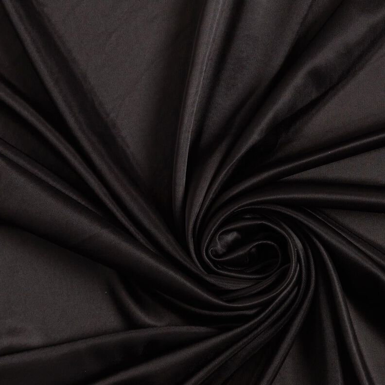 fodera a maglia charmeuse tinta unita – nero,  image number 1