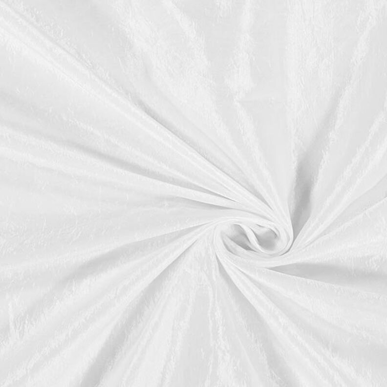 taffettà effetto stropicciato – bianco,  image number 1