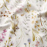 Jersey di viscosa con delicati fiori e foglie – avorio,  thumbnail number 2