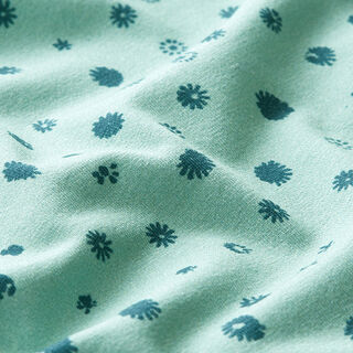 GOTS jersey di cotone capsule di papavero | Tula – verde pastello/petrolio, 
