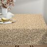 tessuto arredo mezzo panama Mare di foglie – bianco lana/marrone chiaro,  thumbnail number 7