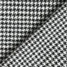 tessuto per cappotti misto lana Pied de poule glitterato – nero/bianco lana,  thumbnail number 4