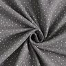 mussolina / tessuto doppio increspato piccoli pois – grigio ardesia/bianco,  thumbnail number 3
