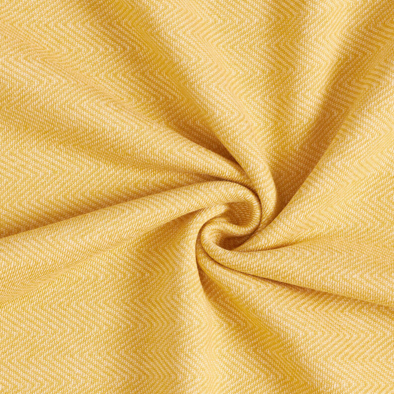 Felpa invernale a righe trasversali – oro/bianco, image number 3