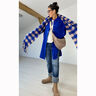 Tessuto di lino misto Ramie medio – blu reale,  thumbnail number 16