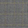 Tessuto in lana Principe di Galles – grigio scuro/giallo,  thumbnail number 1