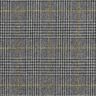 Tessuto in lana Principe di Galles – grigio scuro/giallo,  thumbnail number 1