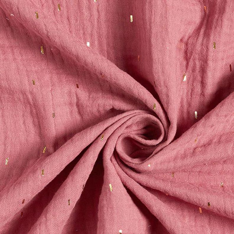 mussola, stampa laminata, rettangolo | by Poppy – rosa anticato,  image number 3