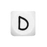 Lettere dell’alfabeto legno D, bianco, Rico Design,  thumbnail number 1