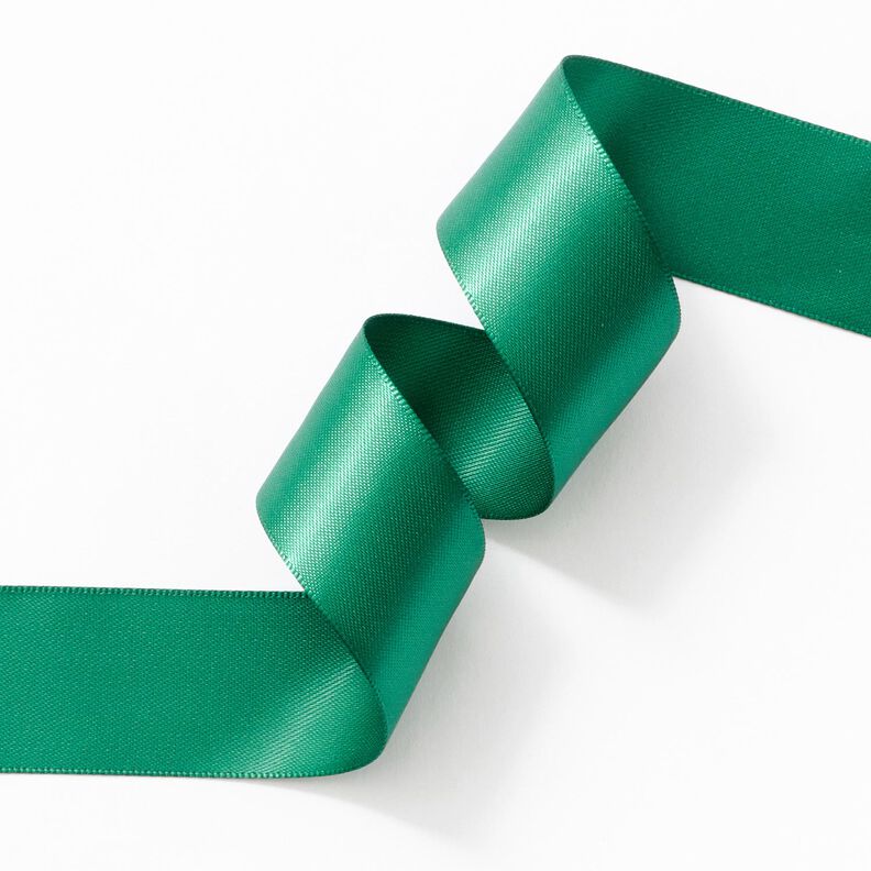 Nastro in satin [25 mm] – verde ginepro,  image number 3