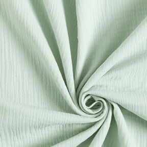 mussolina / tessuto doppio increspato – menta, 