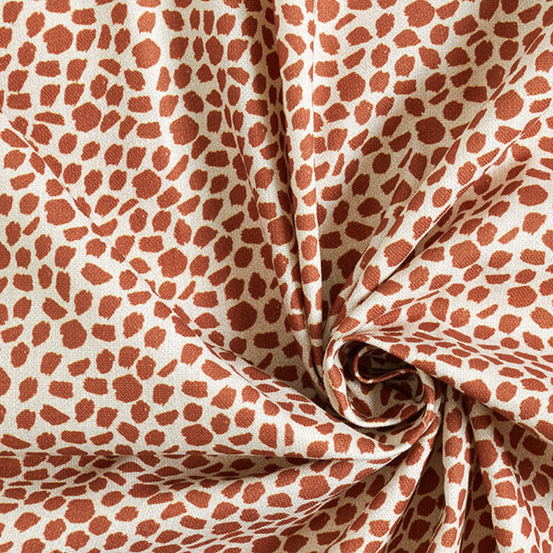 tessuto arredo mezzo panama Stampa leopardata – marrone/naturale,  image number 3