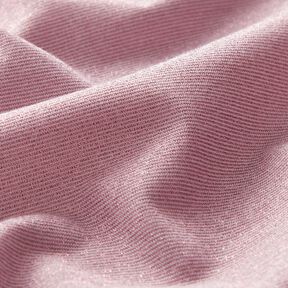 Jersey glitterato melange – rosa antico chiaro, 