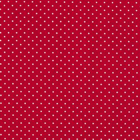 Cotone laminato Piccoli pois – rosso, 
