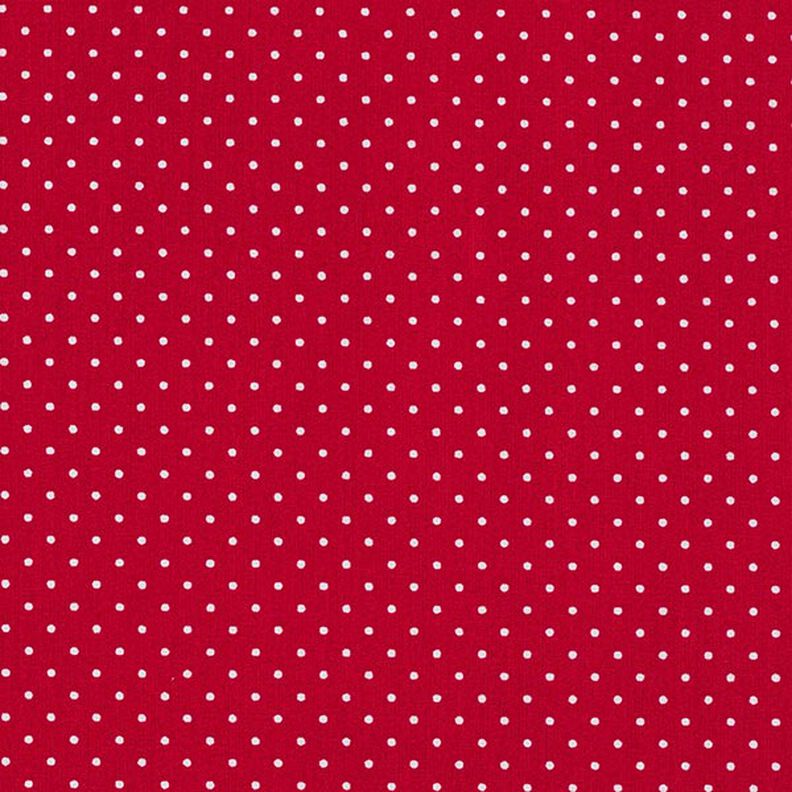 Cotone laminato Piccoli pois – rosso,  image number 1