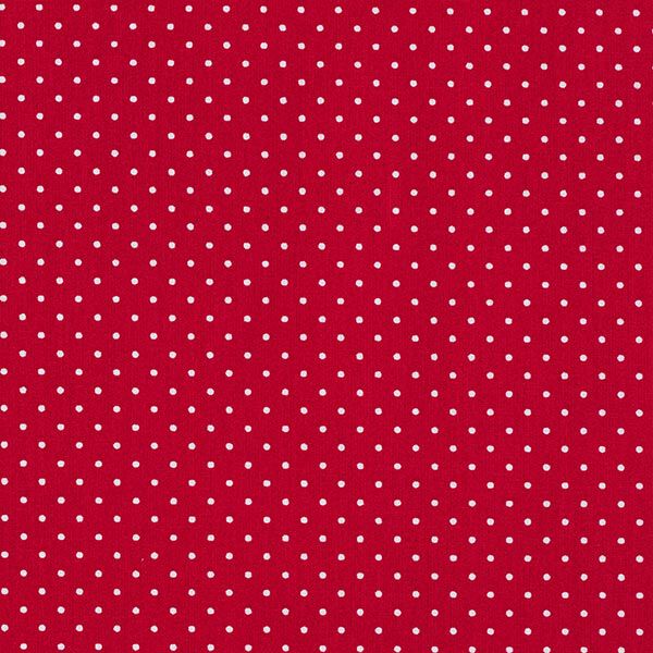 Cotone laminato Piccoli pois – rosso,  image number 1