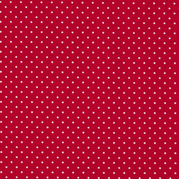 Cotone laminato Piccoli pois – rosso,  image number 1