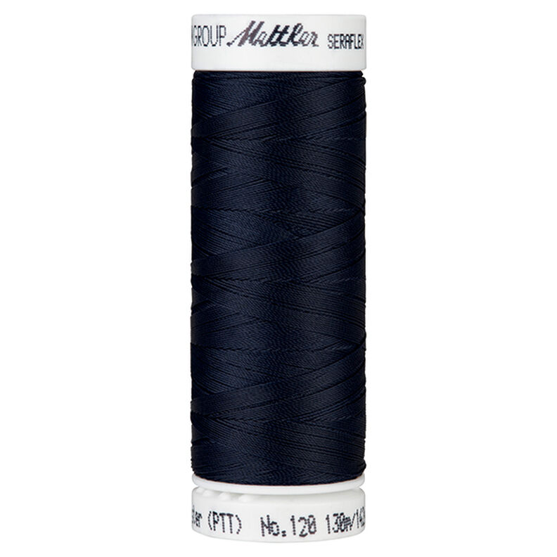 Cucirino Seraflex per cuciture elastiche (0821) | 130 m | Mettler – blu notte,  image number 1