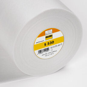S 530 Drappeggio fisso termoadesivo | Vlieseline – bianco, 