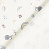 jersey di cotone Chiocciole, funghi e arcobaleni – bianco lana,  thumbnail number 4