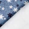 felpa garzata Fiocchi di neve e stelle stampa digitale – grigio blu,  thumbnail number 5