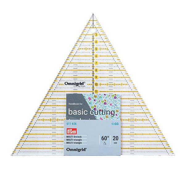 righello a triangolo multi 60° per patchwork [ Dimensioni:  20 cm  ] | Prym,  image number 2
